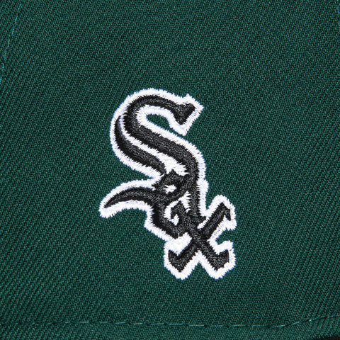 New Era 59Fifty Chicago White Sox Logo Patch City Connect Hat - Green, Black