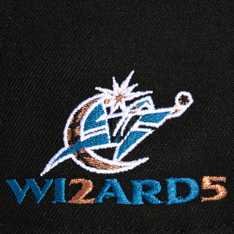 New Era 59Fifty Washington Wizards 25th Anniversary Patch Hat - Black, Indigo