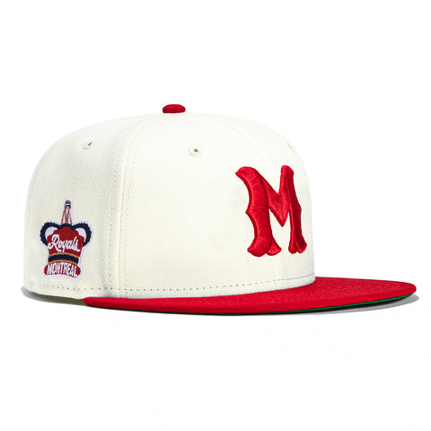 New Era 59Fifty Montreal Royals Logo Patch Hat - White, Red