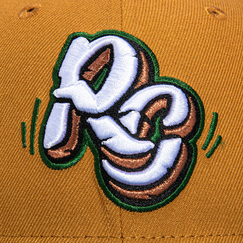 New Era 59Fifty Rancho Cucamonga Quakes 2015 All Star Game Patch Hat - Khaki, Green