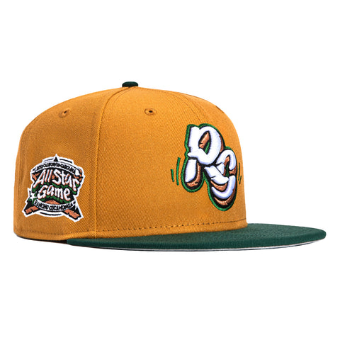 New Era 59Fifty Rancho Cucamonga Quakes 2015 All Star Game Patch Hat - Khaki, Green