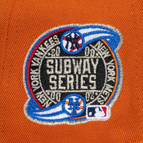 New Era 59Fifty Jae Tips New York Mets Subway Series Patch Hat - Burnt Orange, Green