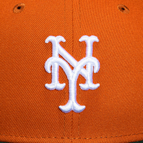 New Era 59Fifty Jae Tips New York Mets Subway Series Patch Hat - Burnt Orange, Green