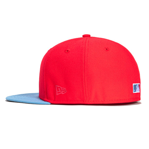 New Era 59Fifty Jae Tips Seattle Mariners 40th Anniversary Patch Hat - Infrared, Light Blue