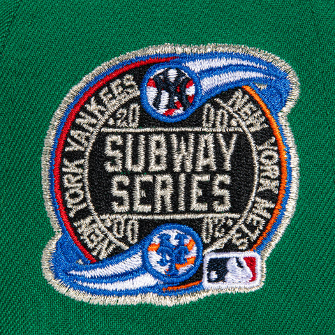 New Era 59Fifty Jae Tips New York Yankees Subway Series Patch Hat - Kelly, Light Blue
