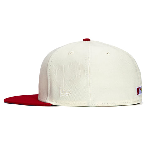 New Era 59Fifty Jae Tips Los Angeles Dodgers 40th Anniversary Stadium Patch Hat - White, Red