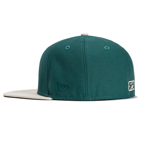 New Era 59Fifty Asheville Tourists Logo Patch Hat - Green, Stone, Brown