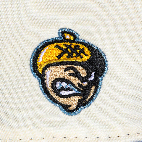 New Era 59Fifty Visalia Oaks Logo Patch Hat - White, Royal, Black, Gold