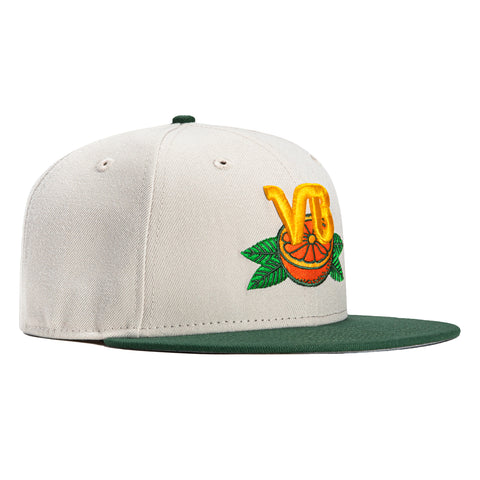 New Era 59FIFTY Vero Beach Dodgers Hat - Stone, Green, Orange Stone/Green/Orange / 7 3/8