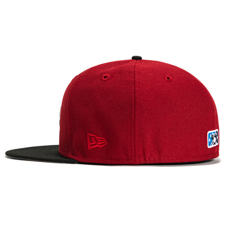 New Era 59Fifty Altoona Curve Logo Patch Hat - Brick, Black