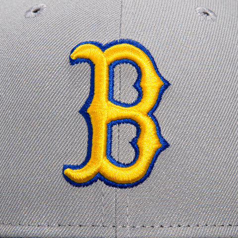New Era 59Fifty Boston Red Sox 90th Anniversary Stadium Patch Hat - Grey, Graphite, Gold