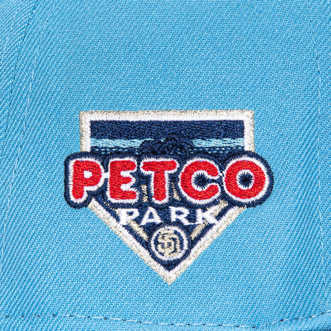 New Era 59Fifty San Diego Padres Petco Park Patch Hat - Light Blue, Navy, Red