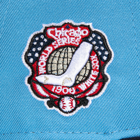 New Era 59Fifty Chicago White Sox 1906 World Series Patch Alternate Hat - Light Blue, Navy, Red