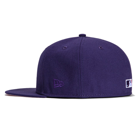 New Era 59Fifty Pittsburgh Pirates Three Rivers Stadium Patch Logo Hat - Purple