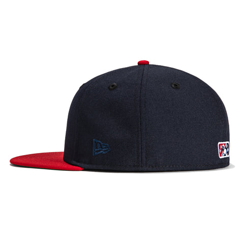 New Era 59Fifty Indianapolis Indians Bush Stadium Patch Hat - Navy, Red