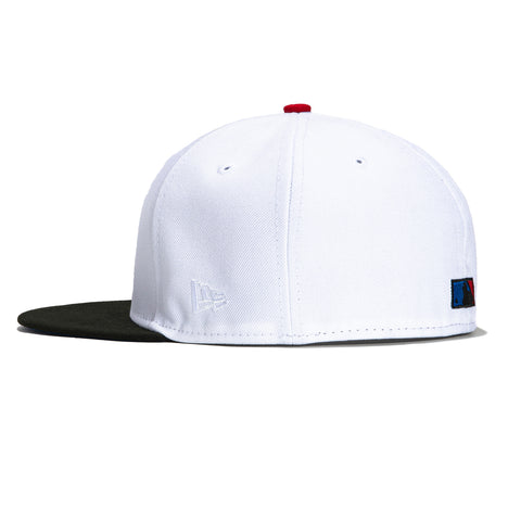 New Era 59Fifty Milwaukee Brewers 50th Anniversary Patch Hat - White, Black, Red