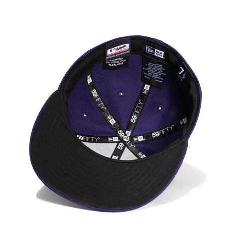 New Era 59Fifty Arizona Diamondbacks 25th Anniversary Patch A Hat - Purple