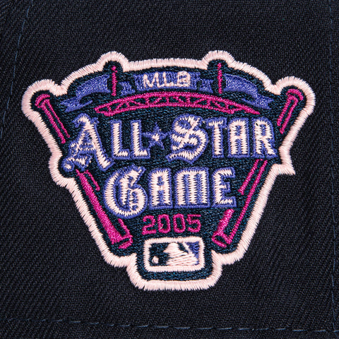 New Era 59Fifty Night Lights Detroit Tigers 2005 All Star Game Patch Hat - Navy