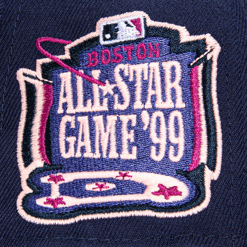 New Era 59Fifty Night Lights Boston Red Sox 1999 All Star Game Patch Hat - Light Navy
