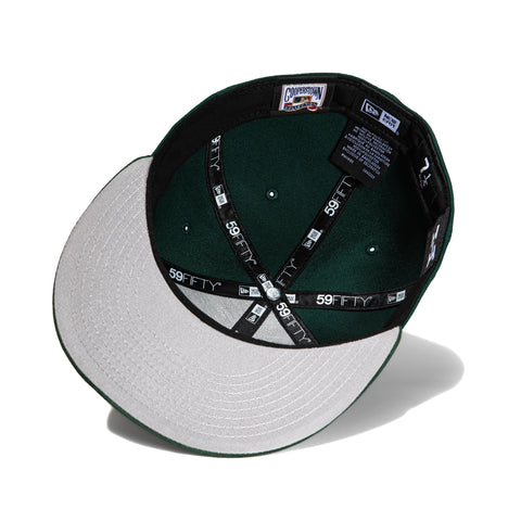 New Era 59Fifty Monochrome Seattle Mariners 40th Anniversary Patch Hat - Teal, Green