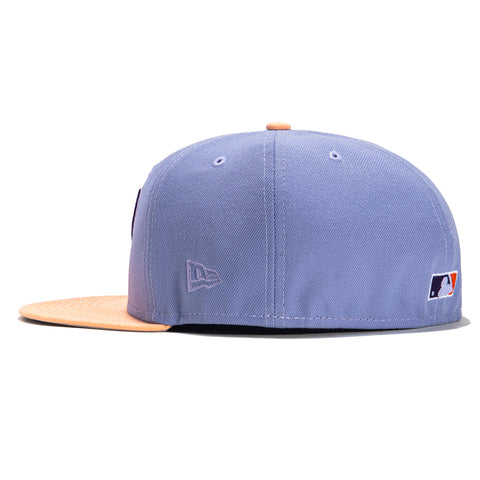 New Era 59Fifty Pastel Tampa Bay Rays Inaugural Patch Hat - Lavender, Peach