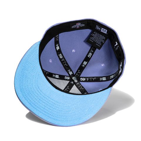 New Era 59Fifty Pastel Sugar Land Space Cowboys Logo Patch Hat - Lavender