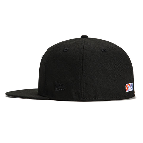 New Era 59Fifty Pastel Bowling Green Hot Rods Logo Patch Hat - Black