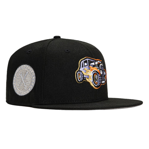 New Era 59Fifty Pastel Bowling Green Hot Rods Logo Patch Hat - Black