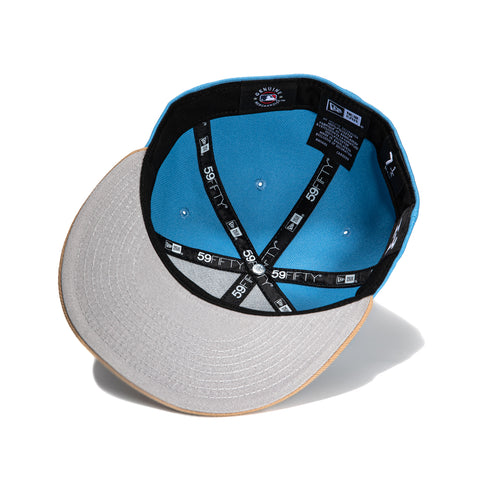 New Era 59Fifty Santorini Seattle Mariners 2023 All Star Game Patch Hat - Light Blue, Tan