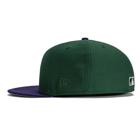 New Era 59Fifty Tennis Chicago Cubs Logo Patch Hat - Green, Purple