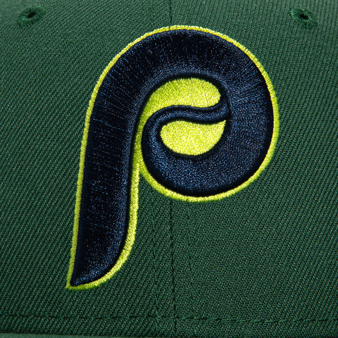 New Era 59Fifty Tennis Philadelphia Phillies 100th Anniversary Patch Hat - Green