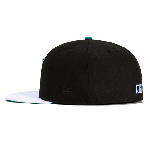 New Era 59Fifty Seattle Mariners 25th Anniversary Patch Alternate Hat - Black, White, Teal