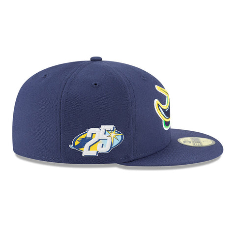 New Era 59Fifty Tampa Bay Rays 25th Anniversary Patch Alternate Hat - Light Navy