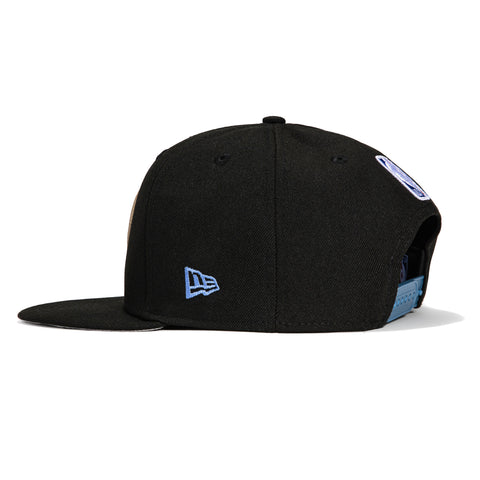 New Era 9Fifty 2023 City Atlanta Hawks Logo Patch Snapback Hat - Black