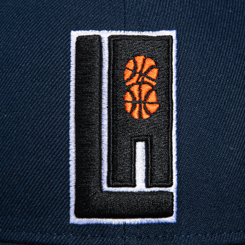 New Era 9Fifty 2023 City Los Angeles Clippers Logo Patch Snapback Hat - Navy