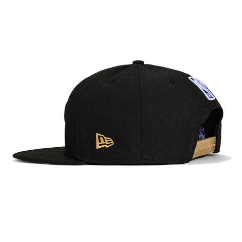 New Era 9Fifty 2023 City Memphis Grizzlies Logo Patch Snapback Hat - Black