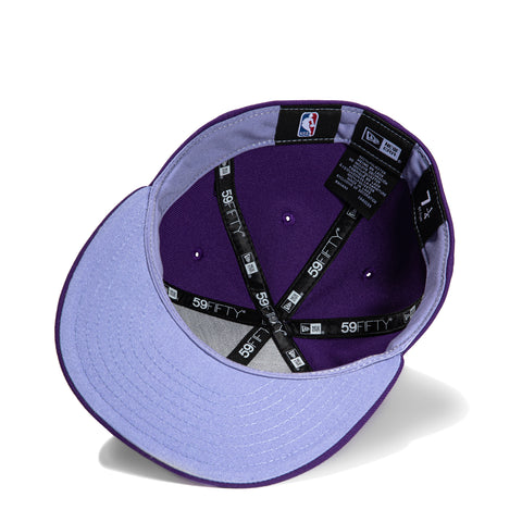 New Era 59Fifty 2023 City Utah Jazz Logo Patch Hat - Purple