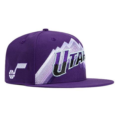 New Era 59Fifty 2023 City Utah Jazz Logo Patch Hat - Purple