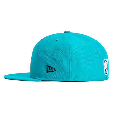 New Era 59Fifty 2023 City Brooklyn Nets Logo Patch Hat - Teal