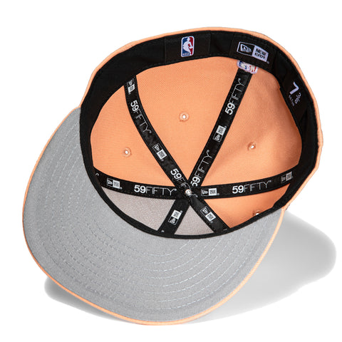 New Era 59Fifty 2023 City San Antonio Spurs Logo Patch Hat - Peach