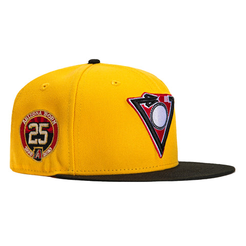 New Era 59Fifty Arizona Diamondbacks 25th Anniversary Patch City Hat - Gold, Black
