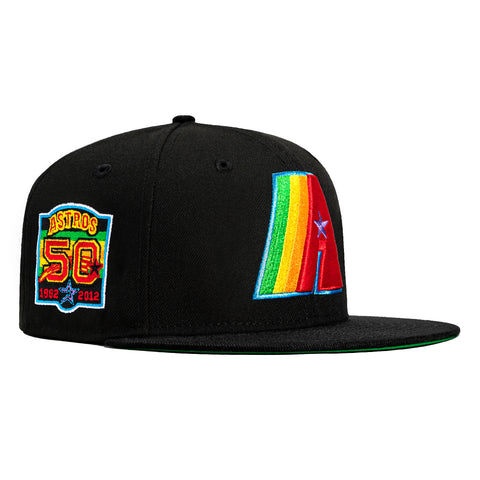 New Era 59Fifty Houston Astros 50th Anniversary Patch Concept Hat - Bl – Hat  Club
