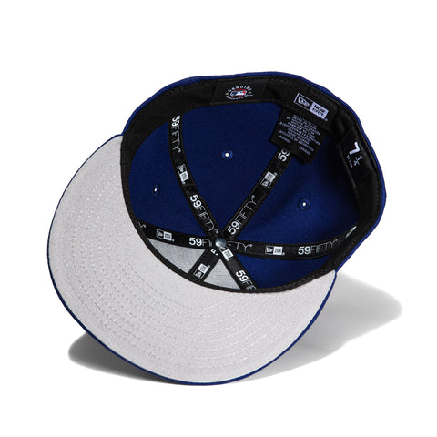 New Era 59Fifty New York Mets Dominican Republic Flag Patch Script Hat - Royal