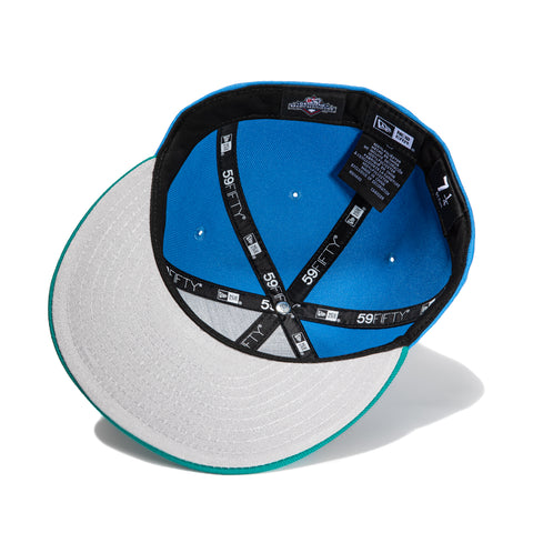 New Era 59Fifty Tacoma Rainiers Logo Patch Hat - Light Blue, Teal