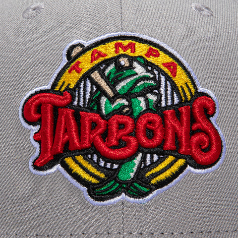 New Era 59Fifty Tampa Tarpons Logo Patch Trucker Hat - Grey