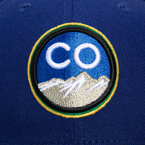 New Era 59Fifty Plate Colorado Rockies City Patch BP Hat - Royal, Green