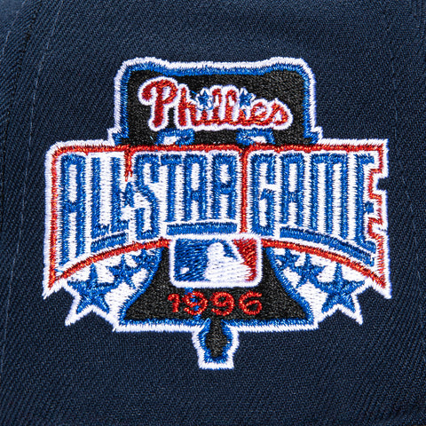 New Era 59Fifty Philadelphia Phillies 1996 All Star Game Patch Hat - Navy, Grey