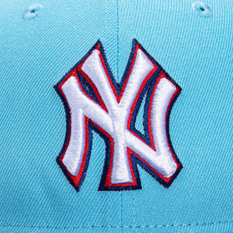 New Era 59Fifty New York Yankees 1996 All Star Game Patch Hat - Light Blue, Royal