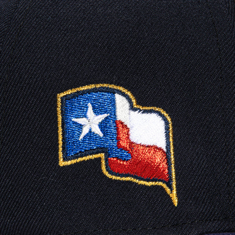 New Era 59Fifty Texas Rangers Flag Patch 1972 Hat - Navy, Light Navy