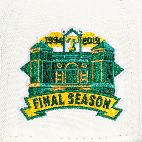New Era 59Fifty Texas Rangers Final Season Patch Hat - White, Green